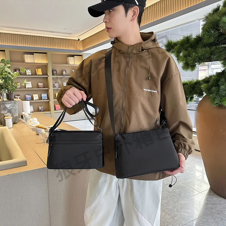 2025新款男士斜挎包包男包挎肩包男斜挎单肩包做生意用的收钱包包