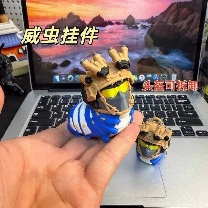 三角洲行动威虫威龙头盔挂件公仔手办模型3D打印摆件搞怪小玩具
