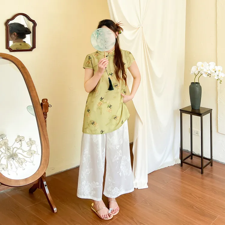 【夏季新款】大码百分百胖mm慵懒舒适中式套装1664/1649