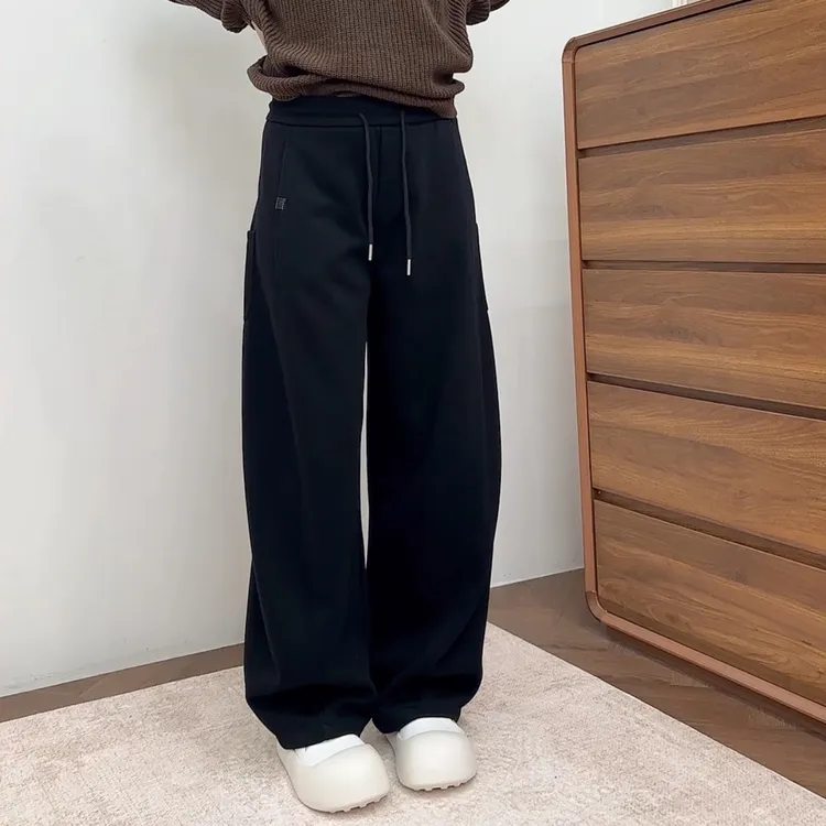 【林南南】休闲卫裤小皮标洗水休闲裤时尚百搭运动潮流682776