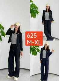 625#秋季时尚休闲宽松3件套套裤
