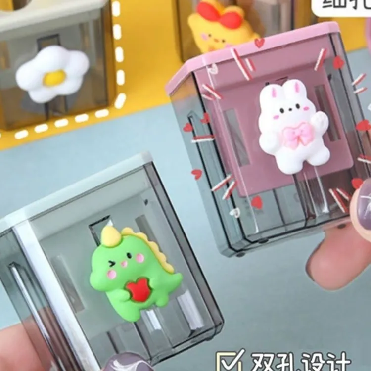 创意卡通手动卷笔刀小学生削笔刀学生可爱便携款削笔器转笔刀批发