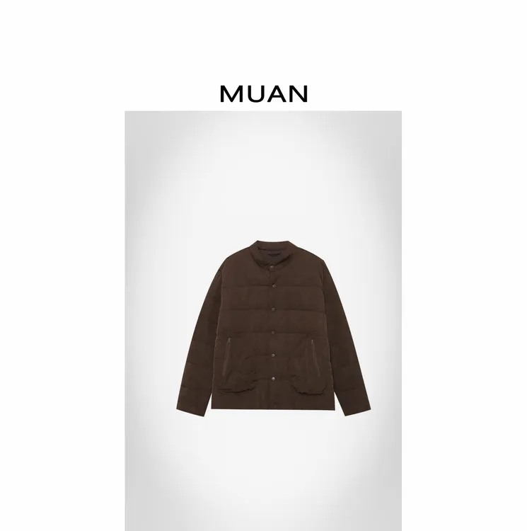 木岸MUAN:《中古时代棉服》定制中古翻领长袖棉服上衣女D-DG3-9040