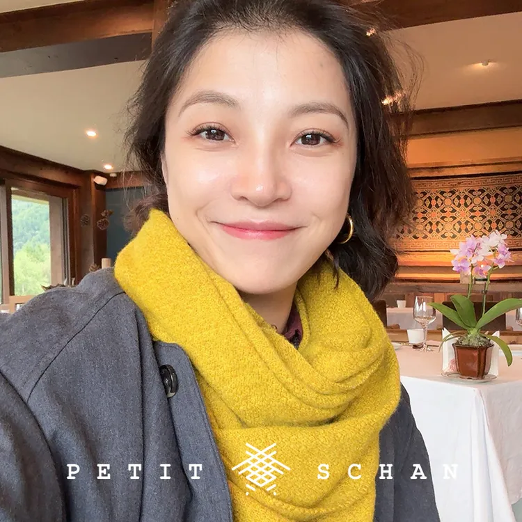 小闪 经幡 骆驼绒山羊绒手工染色保暖围巾秋冬松弛百搭高级感披肩