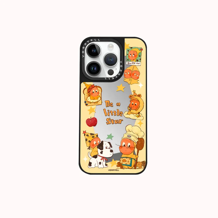 星星人适用苹果16手机壳13镜面苹果iPhone15/14保护套12防摔11pro