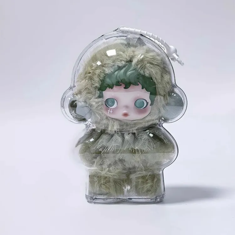 清池泡泡玛特SP冬日乐章保护壳光织园系列防尘罩SKULLPANDA遛娃包