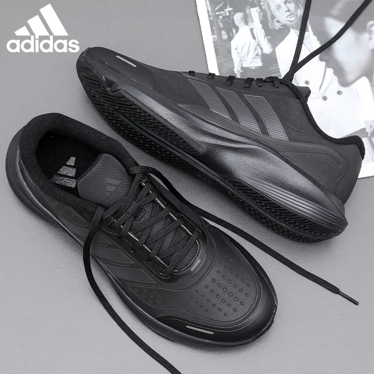 adidas阿迪达斯男鞋秋冬季运动鞋跑步鞋皮面防泼水休闲鞋KI1182