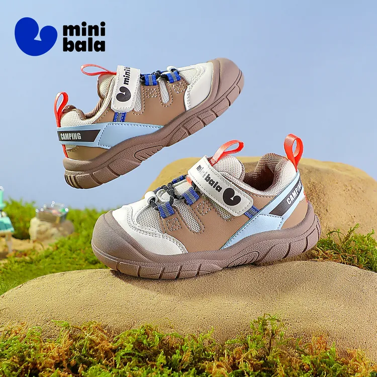 迷你视频巴拉巴拉儿童春秋男童软底学步宝宝机能鞋儿童户外宝宝鞋