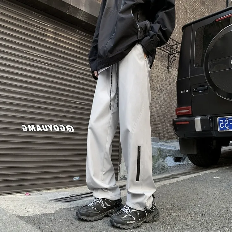 男女防风夏季登山裤子黑色三防软壳冲锋裤美式机能工装运动长裤