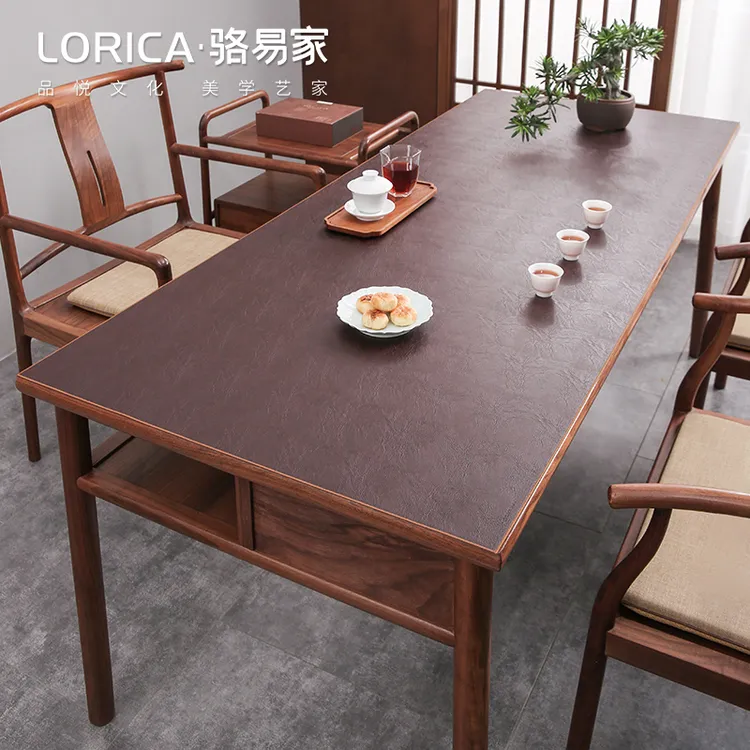 骆易家皮革餐桌垫餐厅隔热桌垫防水防油保护垫高级感桌面防烫垫