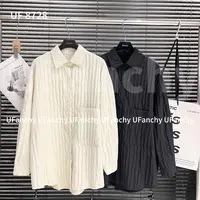 杨杨 UF-8728韩系肌理感口袋休闲外套