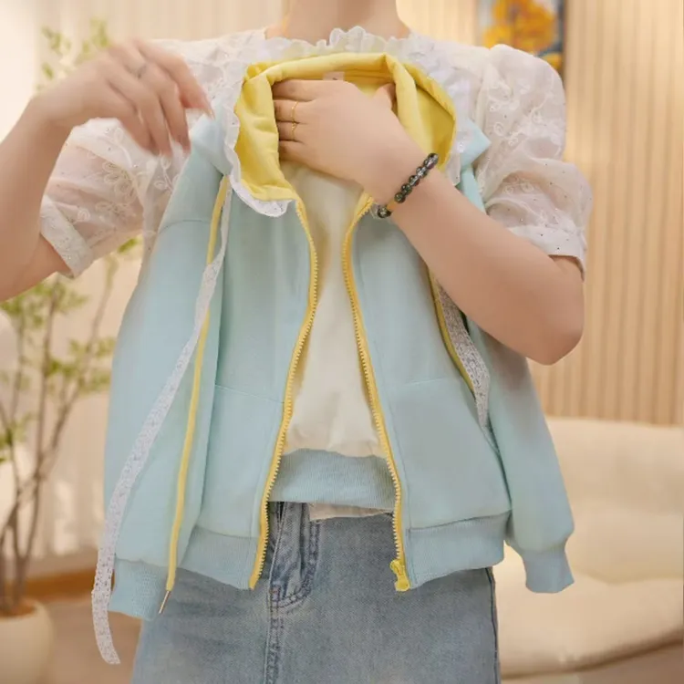 女童外套春秋款2025新款洋气女宝宝秋装开衫卫衣儿童秋季连帽上衣