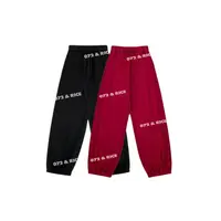072 & RICE【辣椒裤】100纯棉 秋季休闲橡筋腰直筒束脚卫裤 32LK109