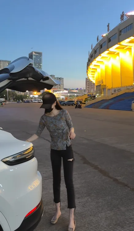 【金金家】2025腰带T恤宽松型修身短袖渐变韩版拼接长袖法式-1155#