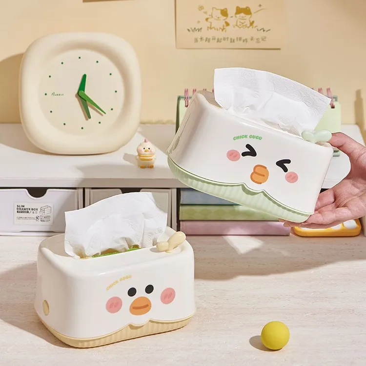 纸巾盒客厅高级感家用卧室纸抽盒大容量2025新款多巴胺桌面抽纸J