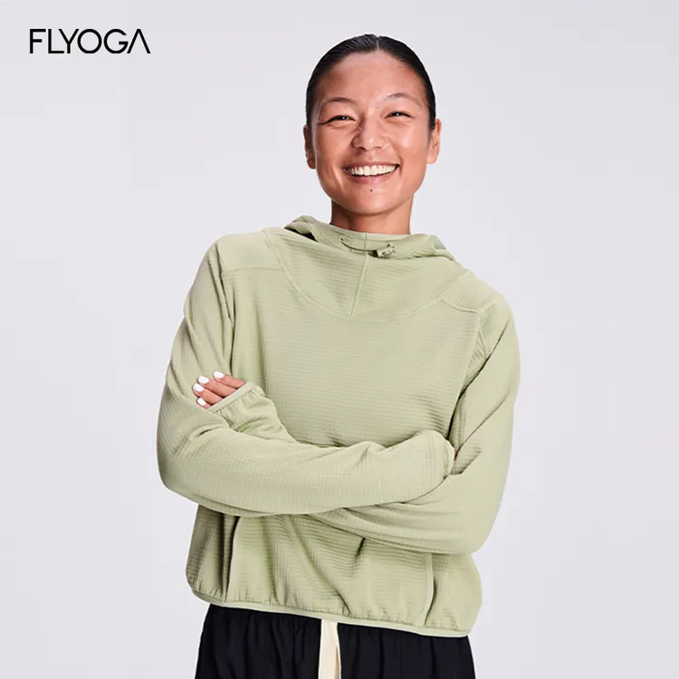 （首发款）FLYOGA飞蓝 蜂窝格保暖 骑行徒步户外运动外套 53609