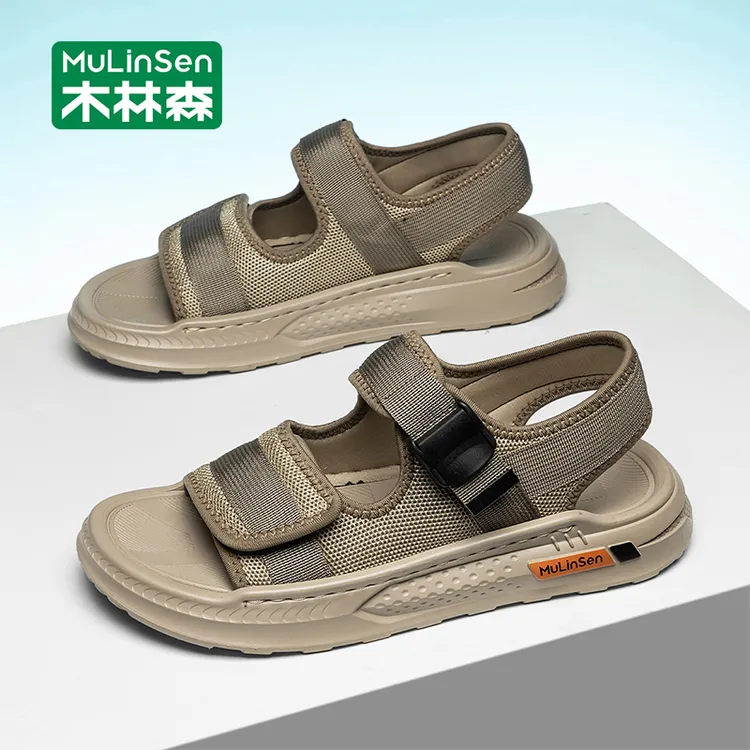 木林森男士沙滩鞋2025新款夏季外穿运动防滑软底耐磨休闲凉鞋男款