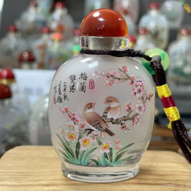 特色工艺礼品内画鼻烟壶手把件适合送朋友领导