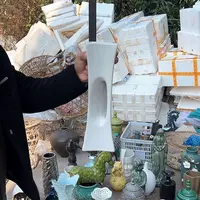 瓶高度30厘米口径6厘米微瑕捡漏