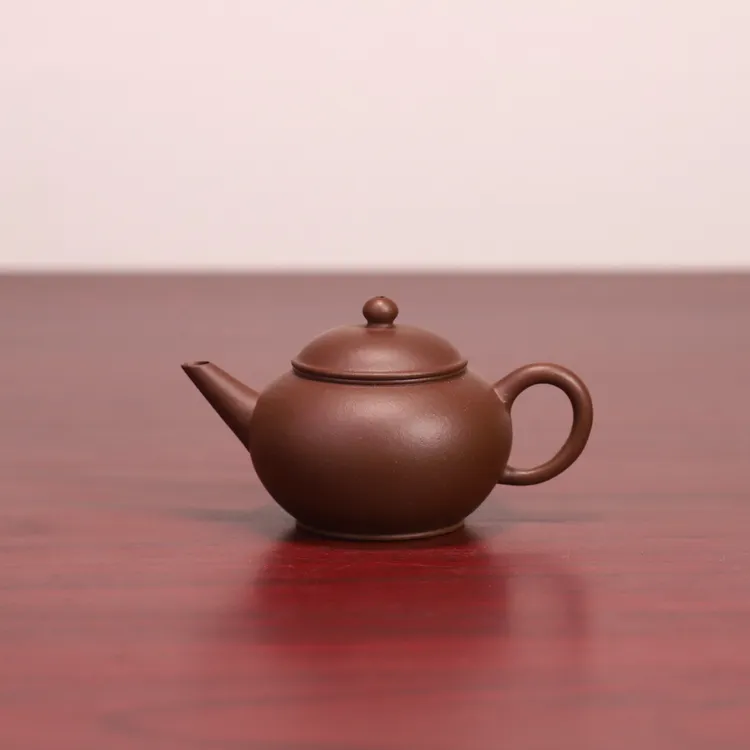 薄胎慕古小水平，原矿紫泥，容量100cc，内推出水孔