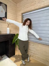 女士拉链抓绒毛毛衣1614516秋冬时尚保暖休闲户外运动立领保暖