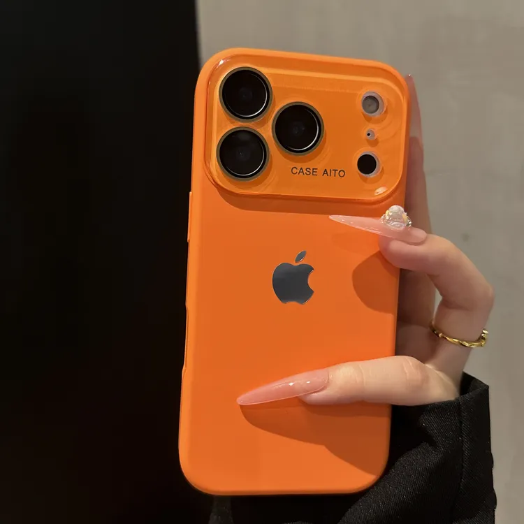 时尚液态硅胶适用苹果17promax手机壳小众iPhone16简约15纯色14女