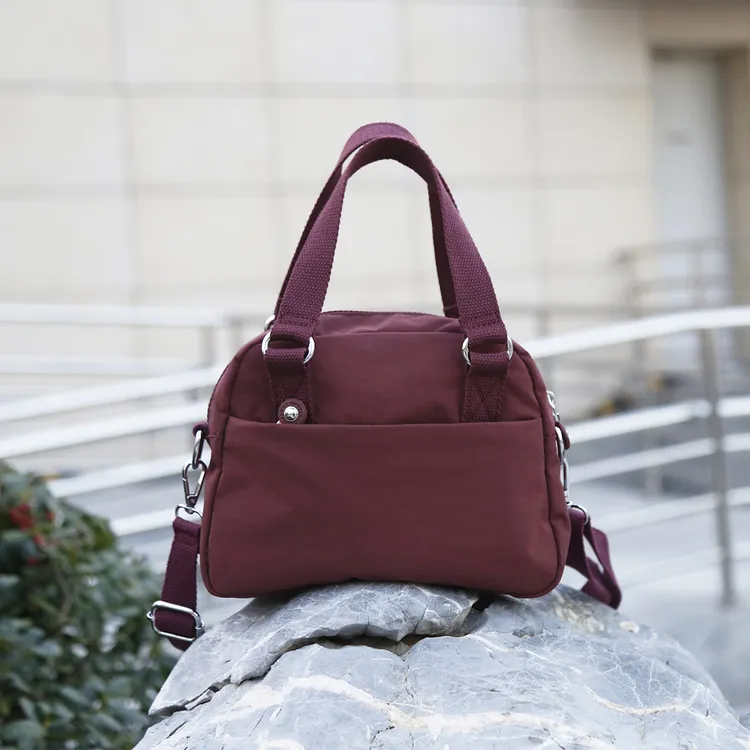 2025新款手提斜挎包休闲妈妈包轻便单肩包百搭帆布包打麻将包包女