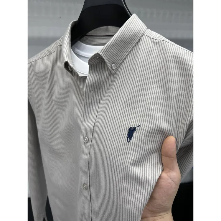 【澳门专柜正品】【奥莱品牌折扣】保罗长袖衬衫男士春秋季抗皱免