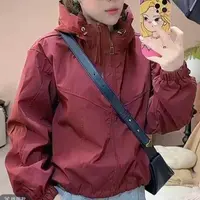 【冲锋衣】秋季时尚高档外套设计感时装女装服装9652[XSLF]J