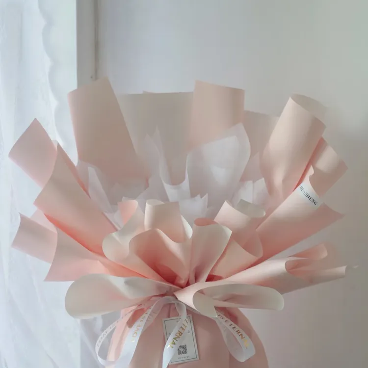 韩式网红半成品花束DIY成品花壳鲜花乔迁生日节日玫瑰钱花礼物