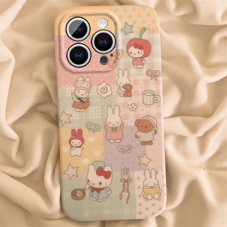 菲林软壳防摔西餐kt猫适用苹果16华为reno13小米15vivox200 1加