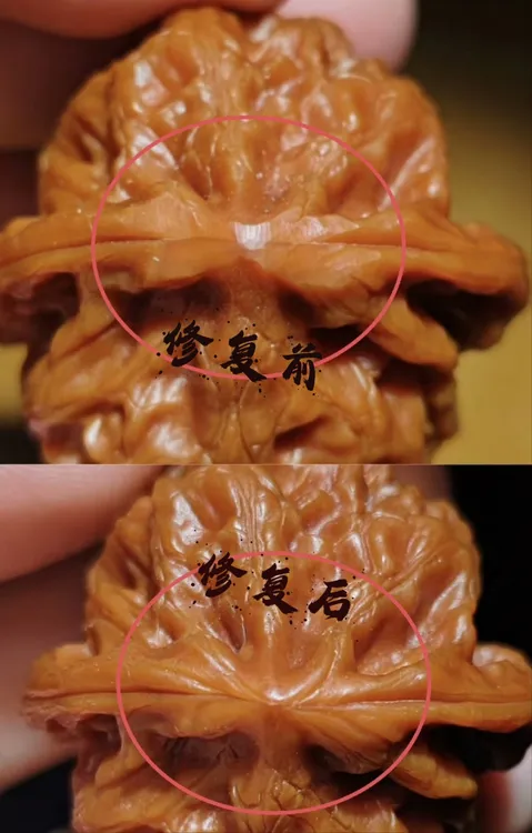 六脉传承核雕文玩核桃无痕修复核桃手串文玩核桃手串文玩核桃