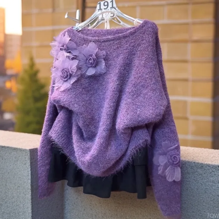 超好看高级设计感毛衣女2025秋冬新款法式小香风时尚百搭针织上衣