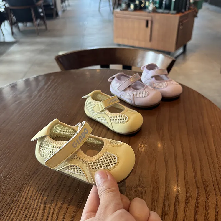 儿童凉鞋2025夏季新款女童网面透气网鞋软底女宝宝学步鞋韩版百搭
