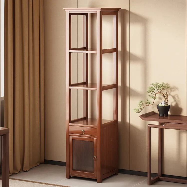 博古架多层收纳架室内茶柜茶具茶水置物架茶室布置物件网红家具
