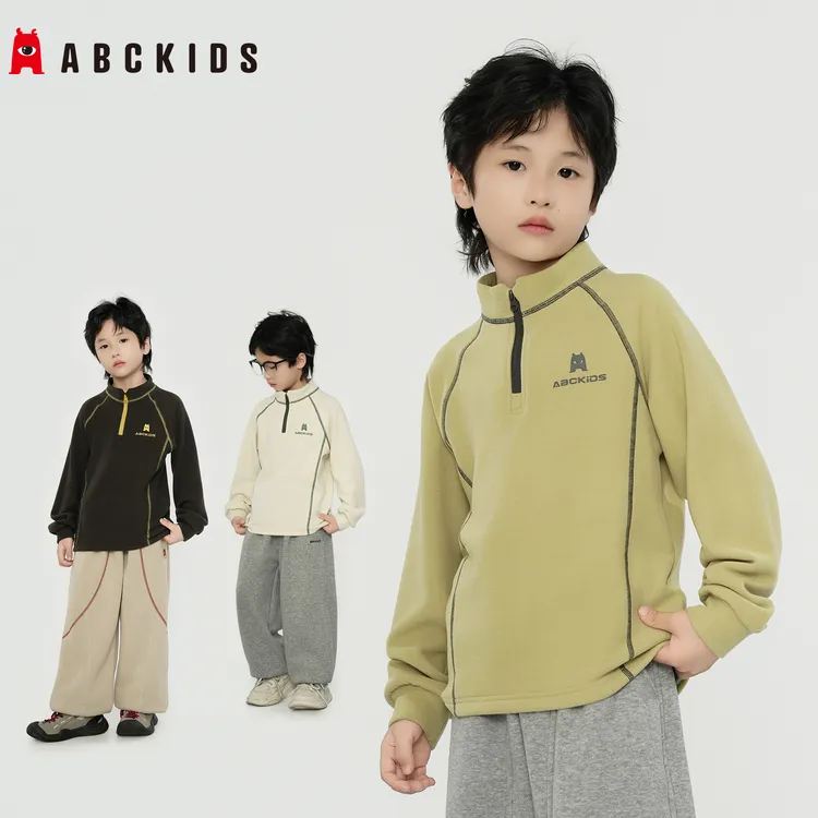 【ABCKIDS】冬款儿童韩版休闲长袖打底衫A-1221967-1221968-1221970