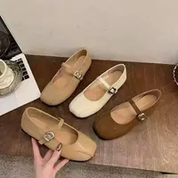 秋休闲款法式女新款百搭软底豆豆鞋单鞋103-15