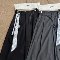 新品韩版腰绳七分裤
