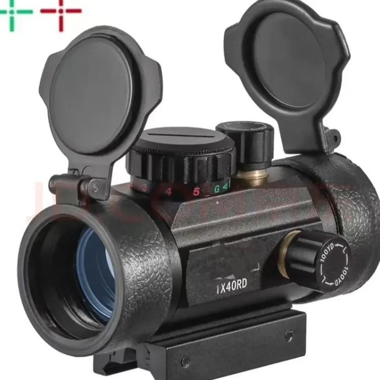 2026新款高清抗震1X40红绿点全息光学寻物镜瞄准器