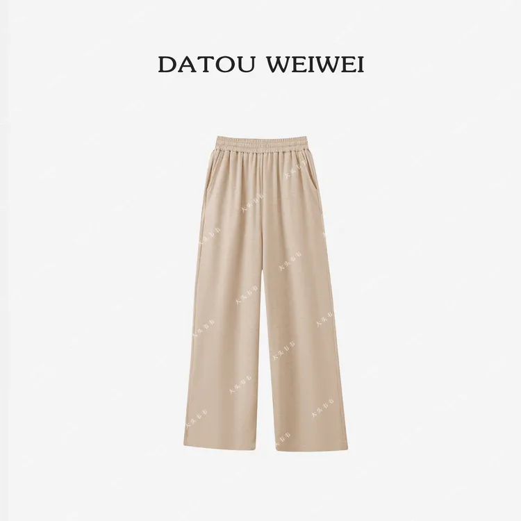 【DTWW大头韦韦】超舒适时尚百搭收腰抽绳休闲宽松裤285501