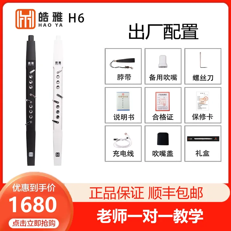 新款皓雅H6电吹管零基础包教会