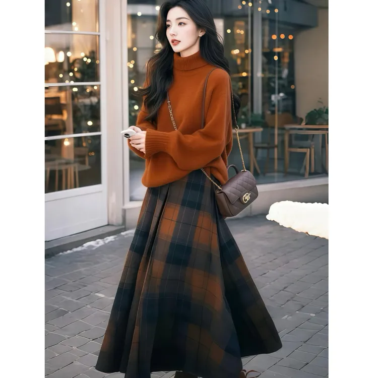 2024秋冬时尚百搭淑女气质穿搭独特绝美高级感超好看宽松显瘦毛衣