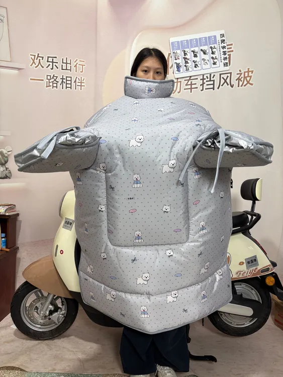 冬季加宽加厚加大防风防水耐磨带挡风被冬季加厚加绒防水
