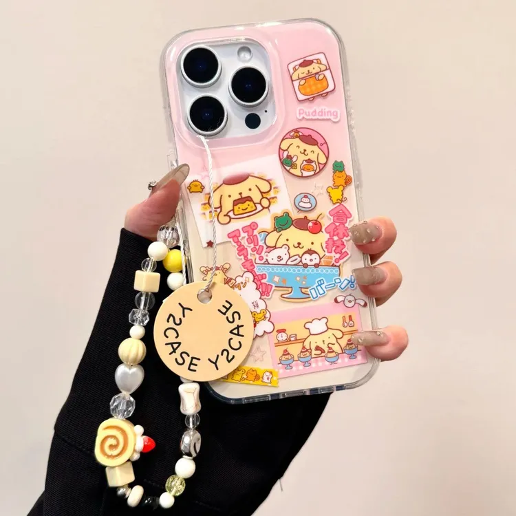 布丁狗玩耍记适用苹果华为vivo小米oppo女iphone15/16/14手机壳