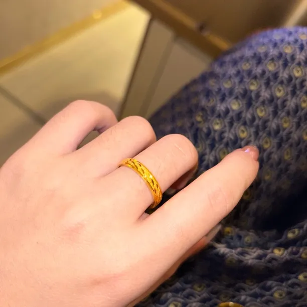 足银戒指 纯银【咪艾双首饰】固口戒指