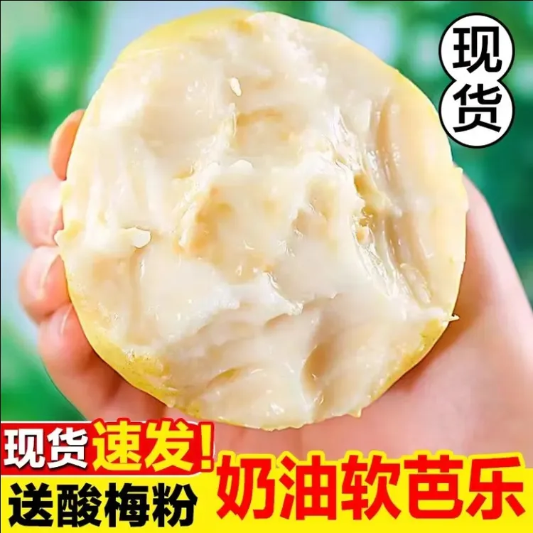 广西新鲜奶油白心芭乐冰激凌芭乐软糯香甜番石榴低糖应季水果