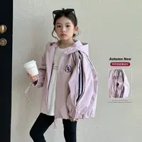 女童冲锋衣春秋2025新款洋气童装户外防风衣服儿童秋装外套Q13922