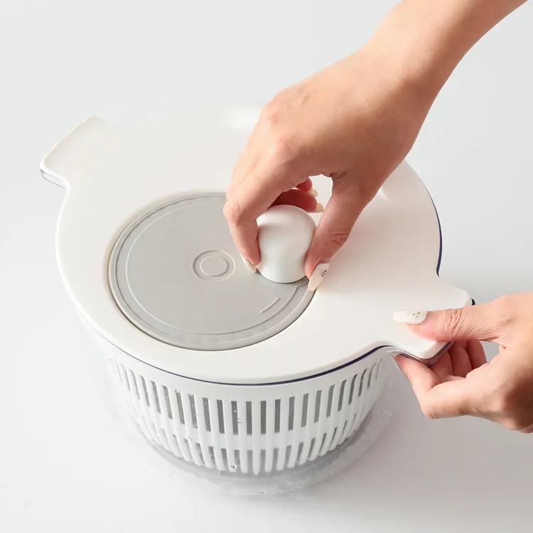 脱水器家用沙拉甩水菜篮厨房手摇甩干机洗菜控水蔬菜沥水神器