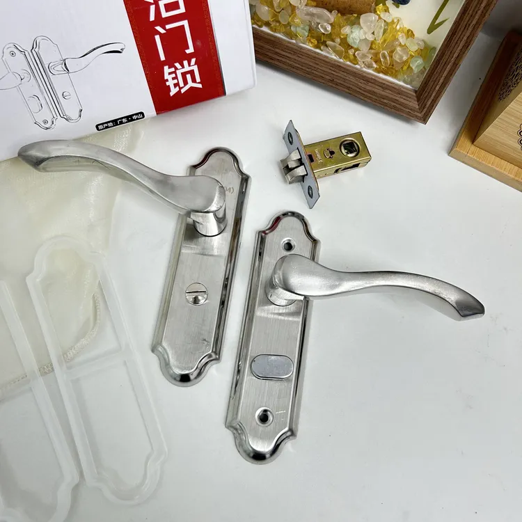 淘锁汇  卫浴锁0303  110孔斜面  斜面卫浴锁 不锈钢卫浴锁