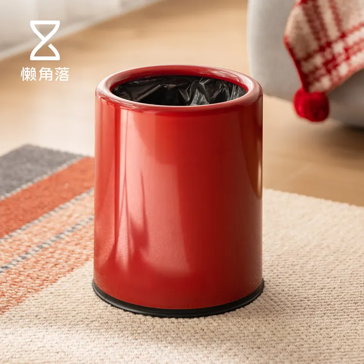 懒角落垃圾桶客厅家用高颜值卧室轻奢高档2025新款厨房卫生间极简
